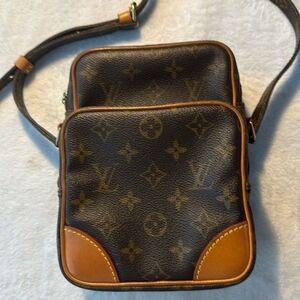 Louis Vuitton Vintage Brown Monogram Amazon Crossbody